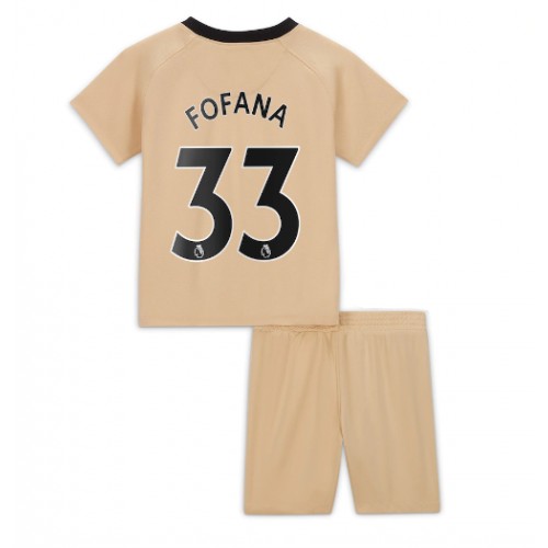 Chelsea Wesley Fofana #33 Tredjedraktsett Barn 2022-23 Kortermet (+ Korte bukser) Chelsea Wesley Fofana #33 Tredjedraktsett Barn 2022-23 Kortermet (+ Korte bukser)